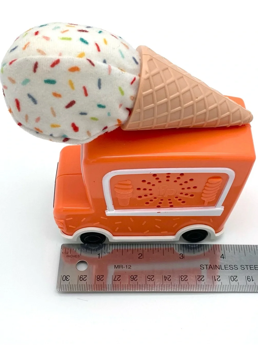 Musical Ice Cream Van Truck w/ Light Up Cone RARE Fisher Price Mattel 2019